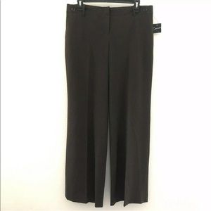 The Limited women's sz 10 pants Cassidy brown career straight leg stretch new